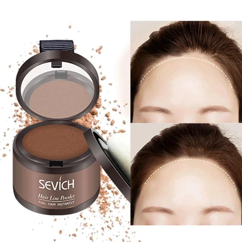 Sevich Hairline Powder 4g Hairline Shadow Powder Makeup Hair Concealer Natural Cover Unisex Hair Loss Product 2