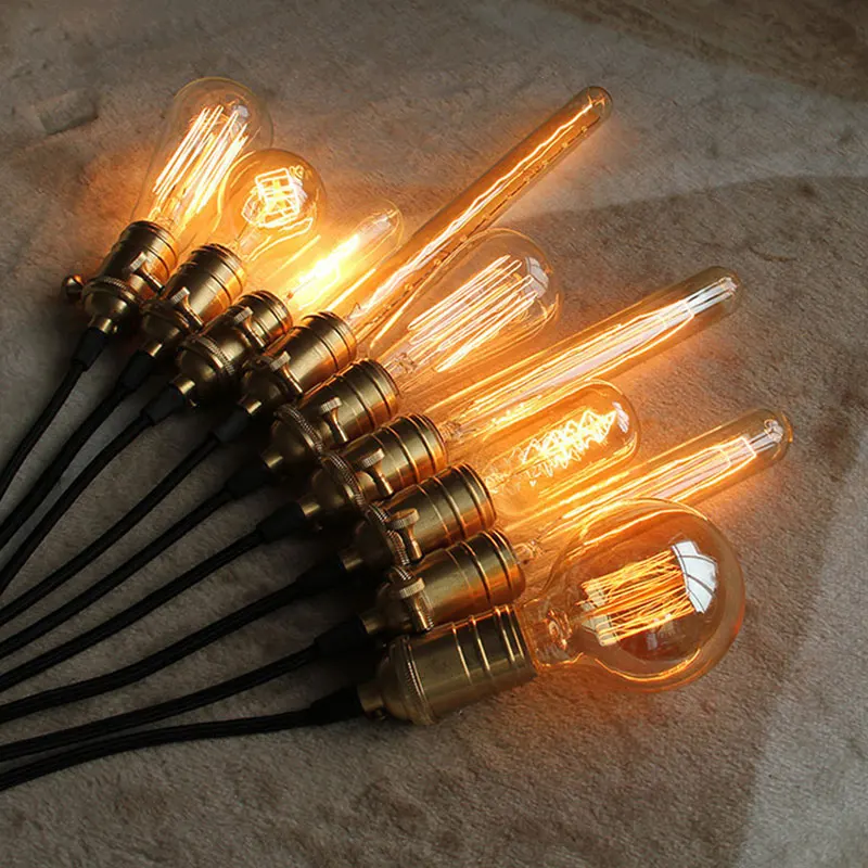 

E27 220V 40W Edison Bulb Starry LED Lamp Filament Light Warm White Home Decor*