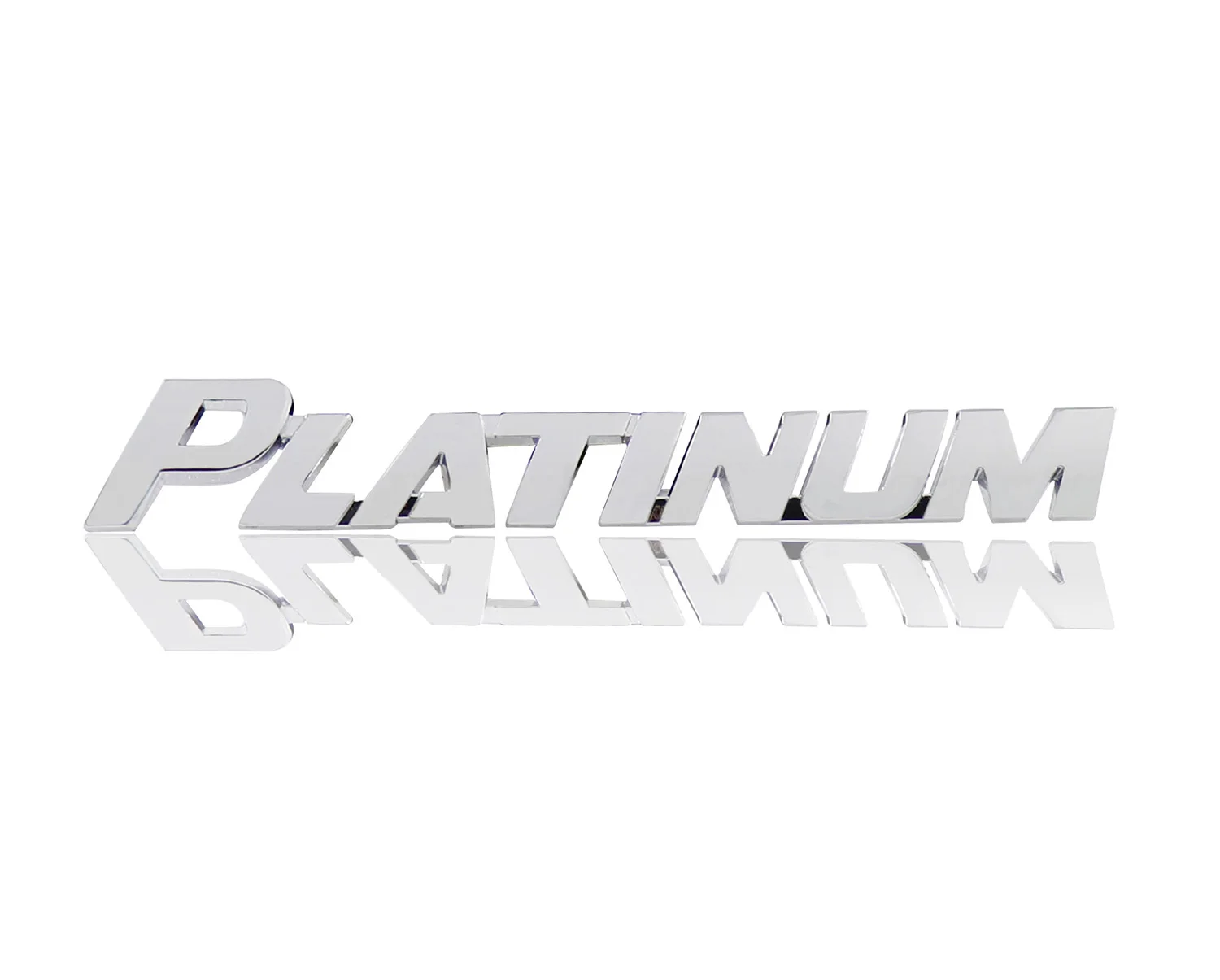 Chrome PLATINUM Edition for Auto car Fender Trunk Deck Lid Emblem 