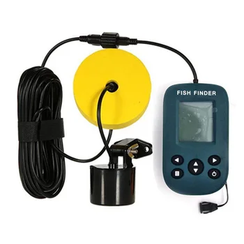 

Portable Wireless Fish Finder Echo-Sounder Fishing Depth Sounder Sonar Sounder Range Alarm Transducer Fish Finder
