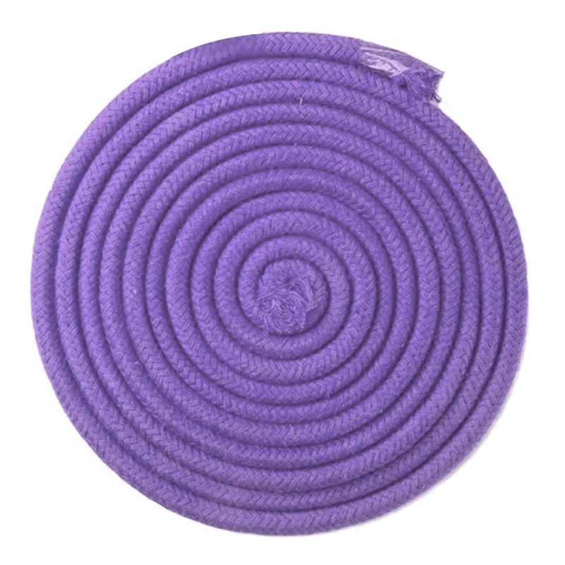 Gymnastics Jumping Rope Gym Rainbow Color Rhythmic Gymnastics Rope Solid Competition Arts Training Rope Gymnastics Professional
