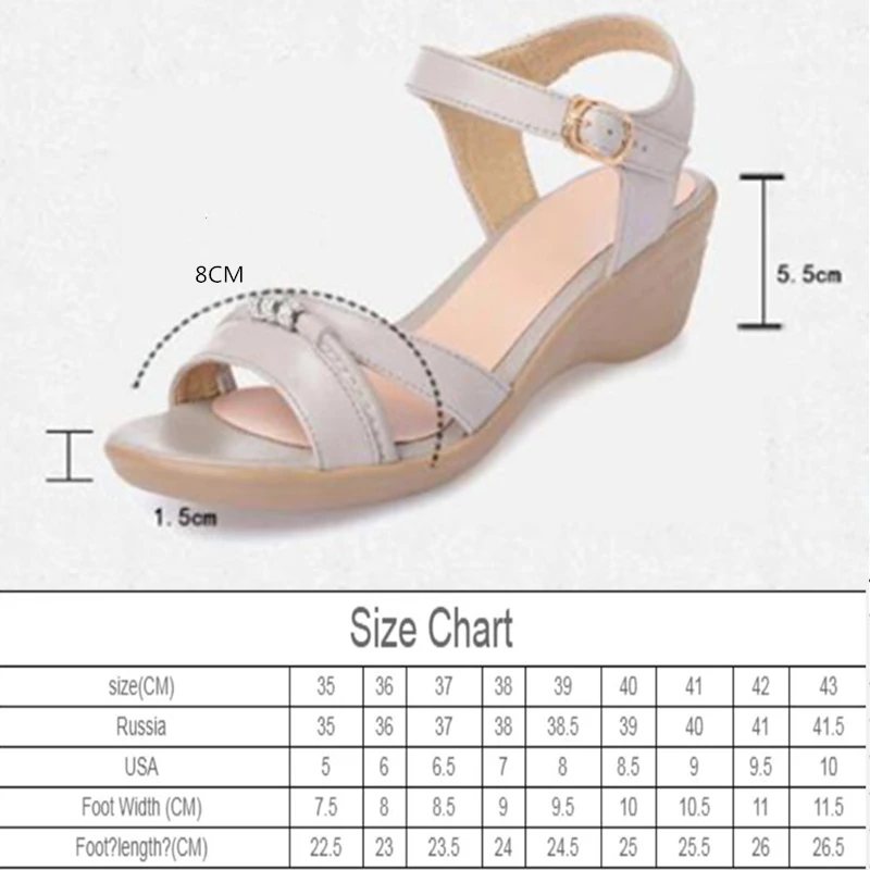 AIYUQI Summer Women Wedge Sandals 2020 New Big Size 41 42 43 Sandals Women Office Ladies Roman Sandals
