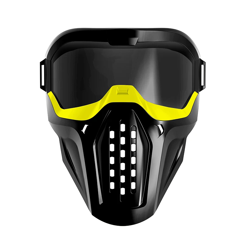 YELLOW Тактическая маска защитные очки для Nerf Blaster Out Door игры игрушки - Цвет: YELLOW