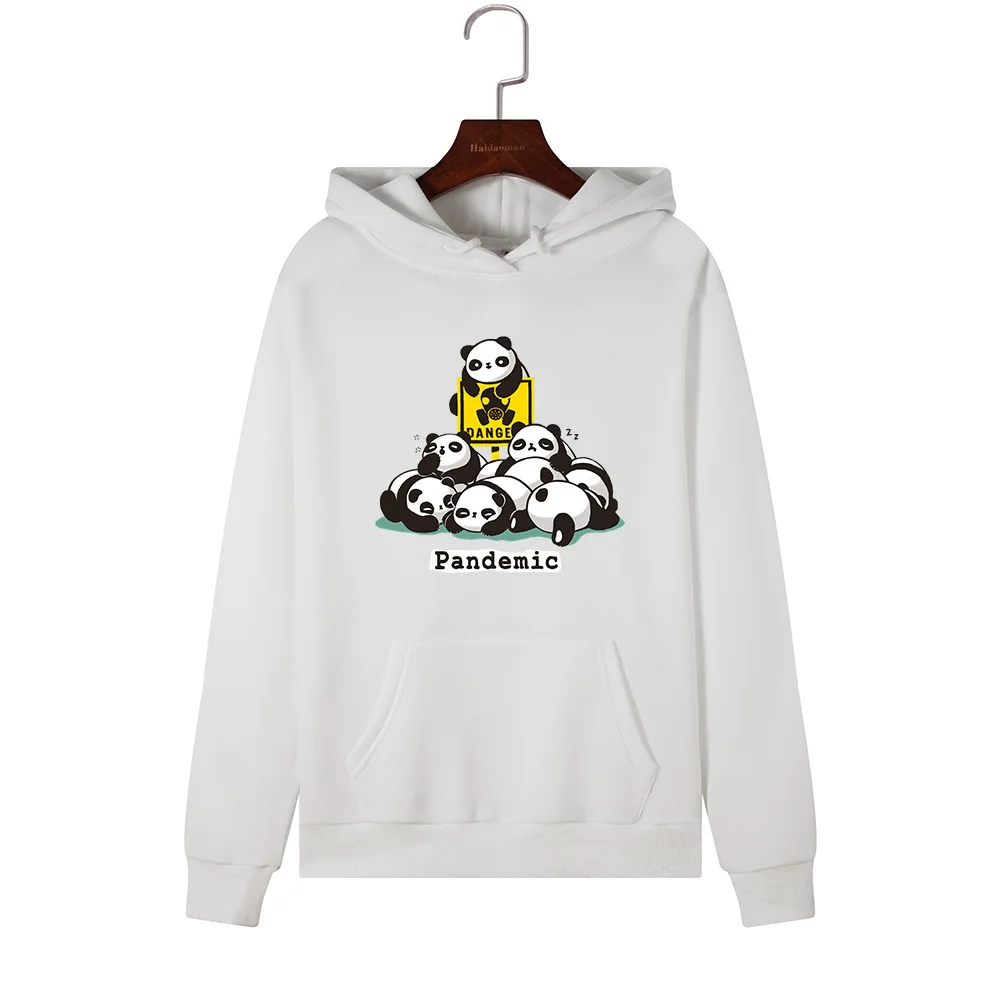 SINGRAIN, женские толстовки koya Pandas, Повседневная Уличная одежда, poleron mujer con capucha, хип-хоп, Poleron размера плюс, с принтом, толстовка с капюшоном