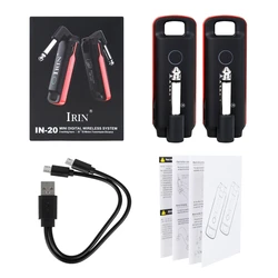 Émetteur récepteur sans fil 99 canaux, système de guitare sans fil Rechargeable pour Instruments électriques de basse 