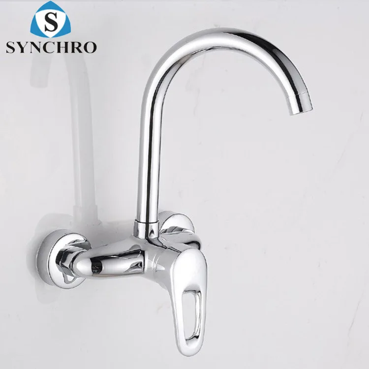 

Hang into Wall Copper Body Hot And Cold Mixing Valve Diplopore Single Handle Kitchen xi cai cao Balcony Laundry Faucet Mop Pool