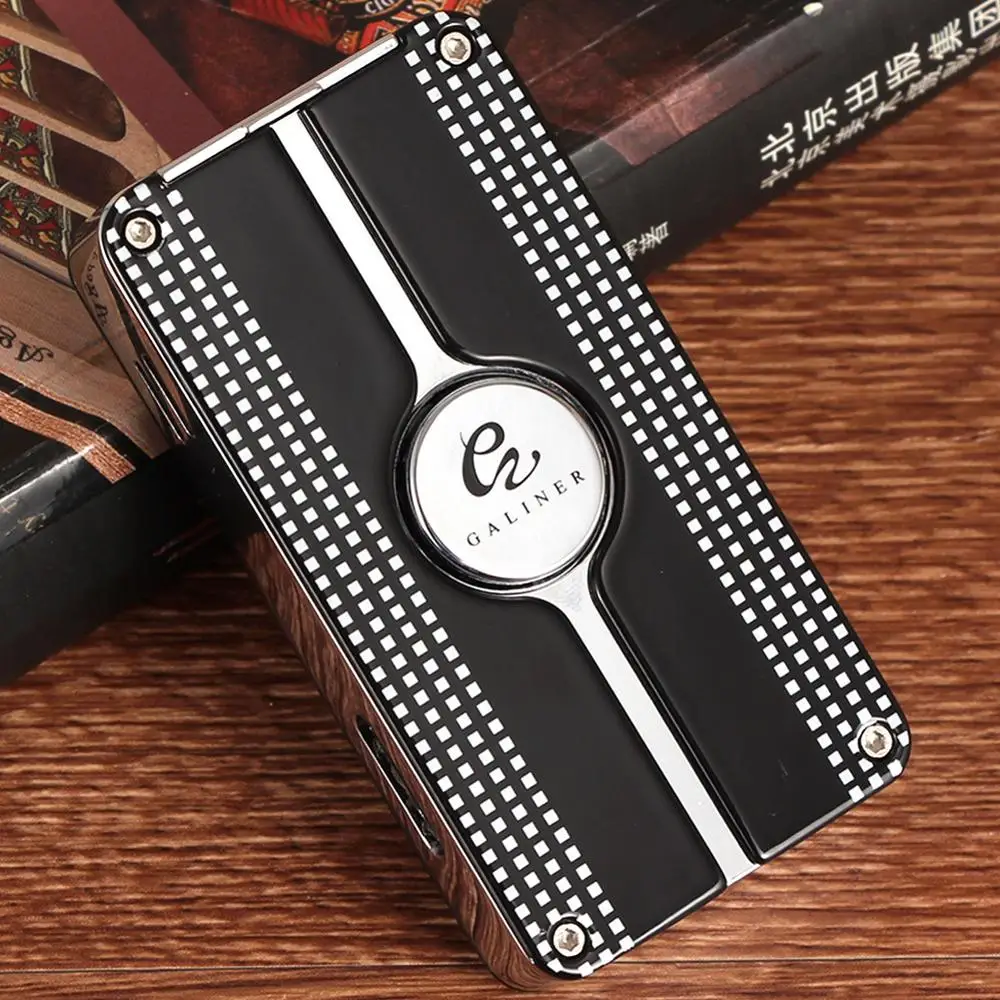 Cohiba зажигалка для сигар 3 фонарь ветрозащитная газовая огнеупорная струйная с