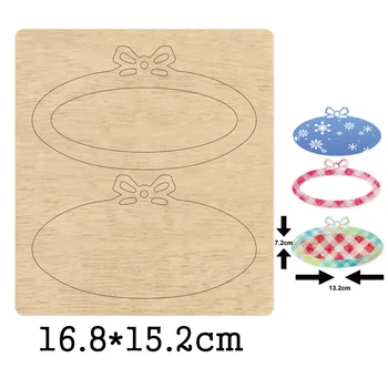 

Cup Pad Mats Wooden Mold Bow Round Hoop Wood Die For DIY Leather Cloth Paper Craft Fit Common Die Cutting Machines on the Market