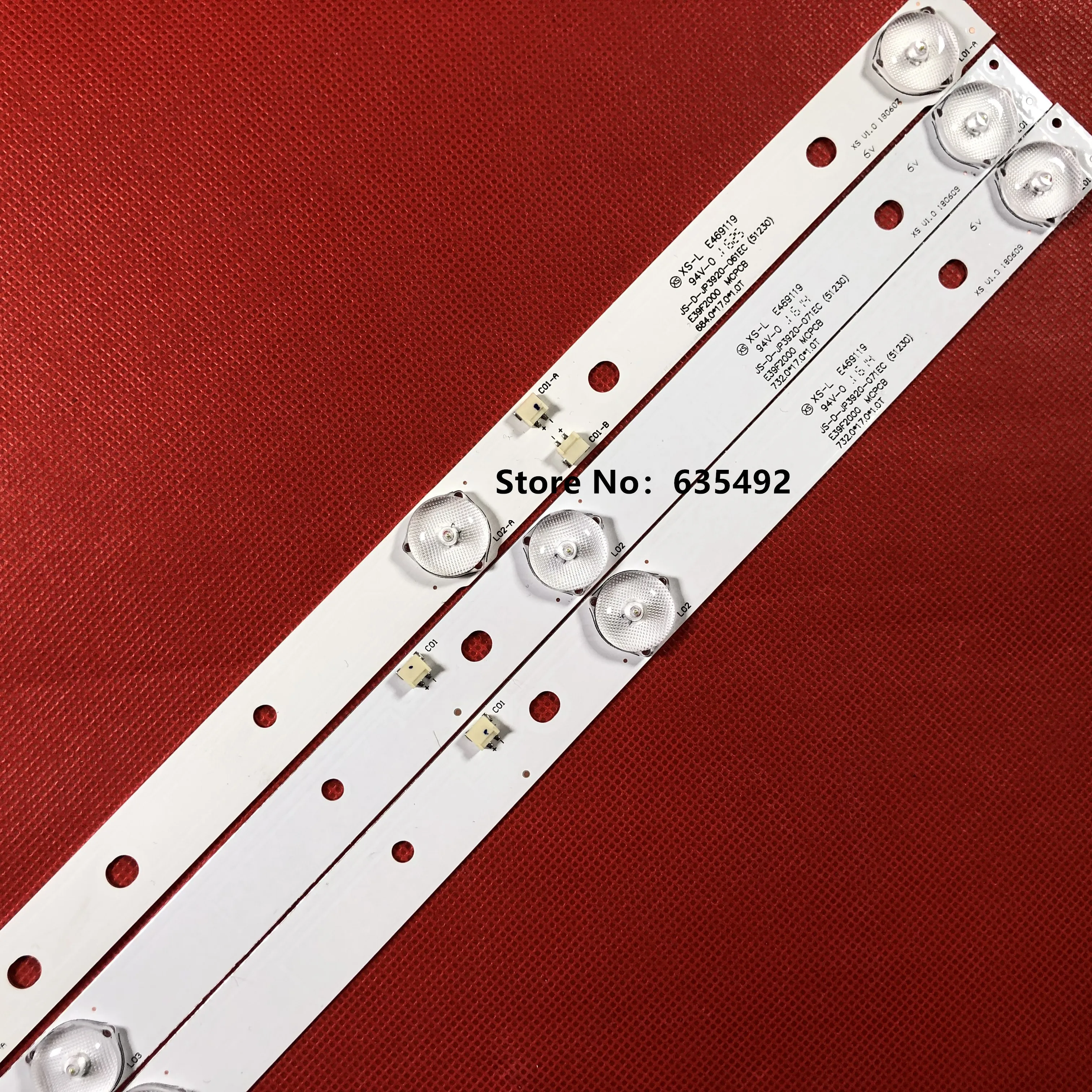 새로운 LED 스트립 MS-L0878-R/L JS-D-JP3910-071EC JS-D-JP3910-061EC E39DU1000 MCPCB MS-L1136-R LED39C310A LED39C310B LED39C