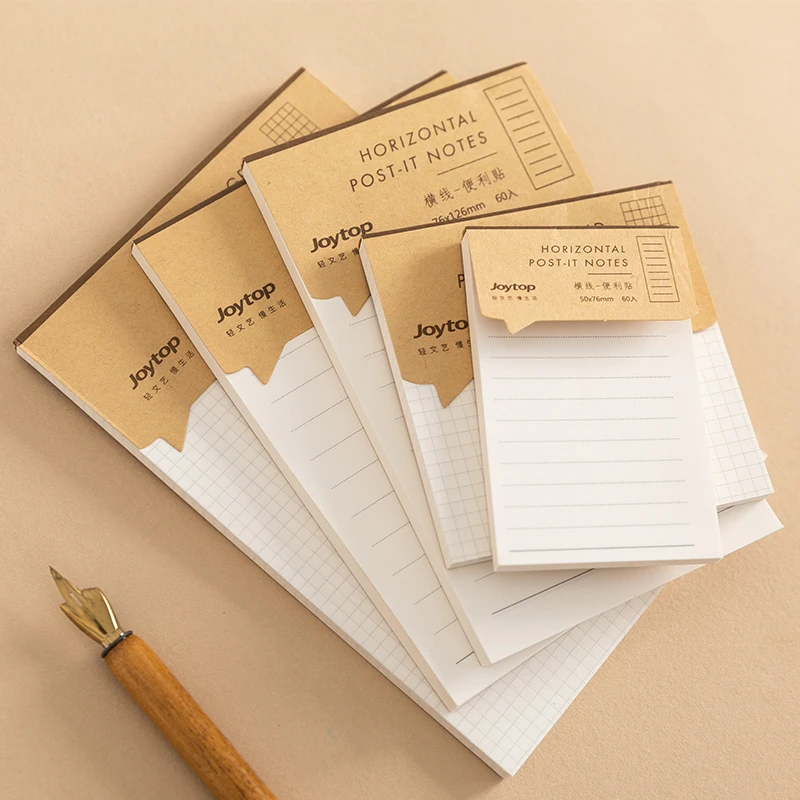 60 Sheets(120 Pages) Memo Pad Note Pads Line/grid Refills Words Leave