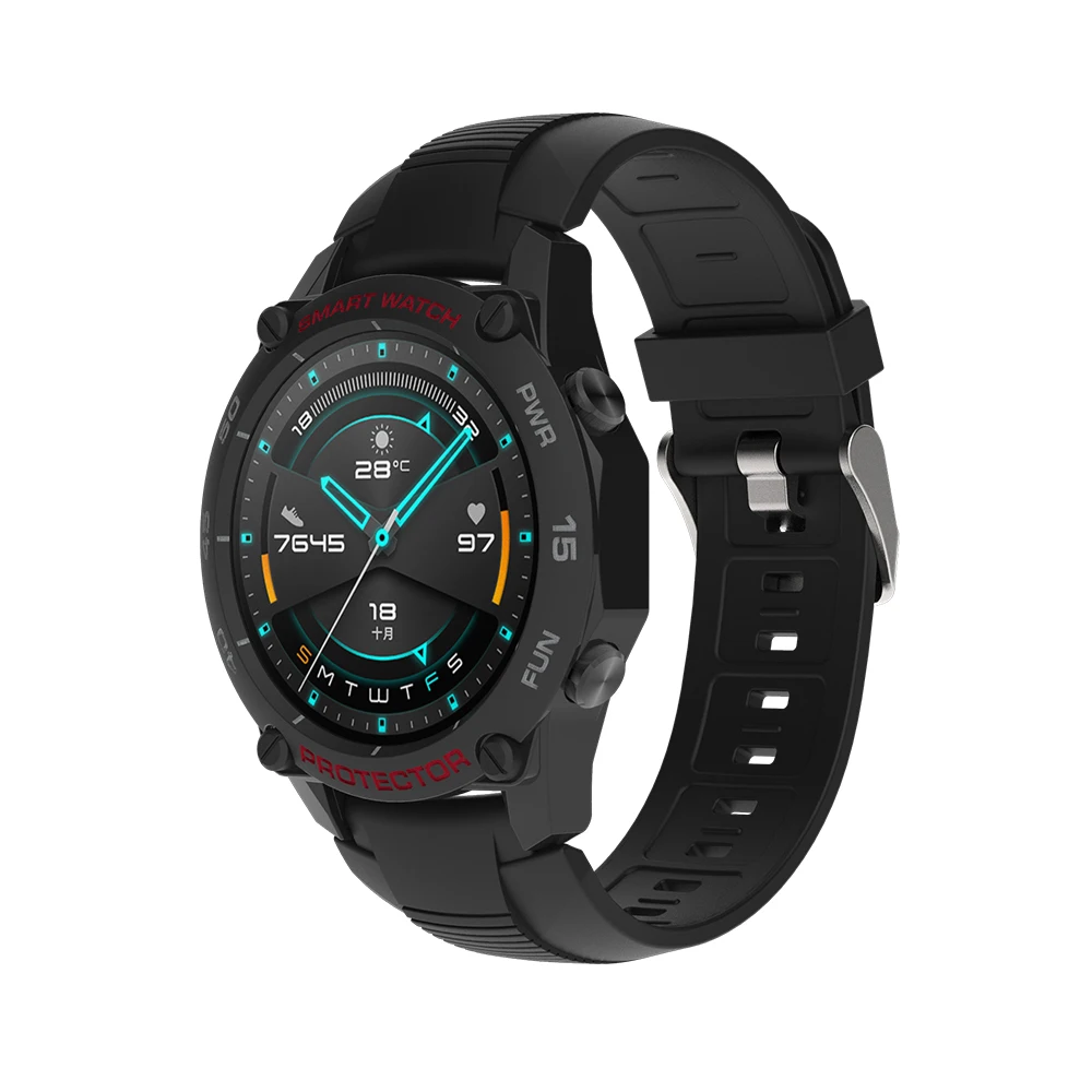 Smart watch watch strap smart bracelet strap smart watch case watch protector case watch screen protector case watch screen protector screen protectors watch dust cover dust cover For Huawei Watch GT3 GT2 sport case protector strap SIKAI PC TPU band bracelet smart accessories cover for Huawei GT 3 GT 2