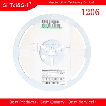 

100PCS 1206 SMD Resistor 1% 5.6K ohm chip resistor 0.25W 1/4W 5K6