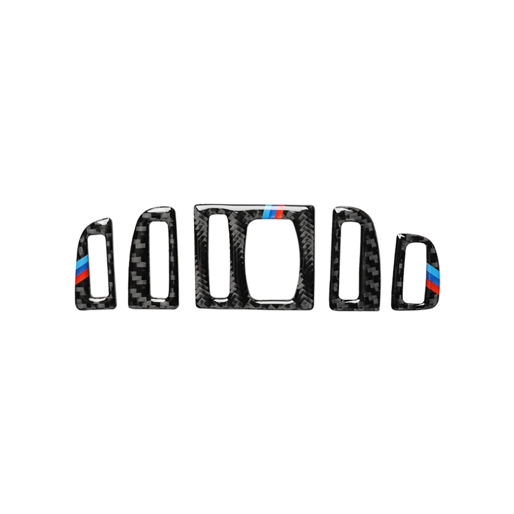 Carbon Fiber Car Interior Decoration Decal Air Conditioner Vent Outer Frame Cover Trim Sticker for BMW 5 Series F10 2011-2017 | Автомобили