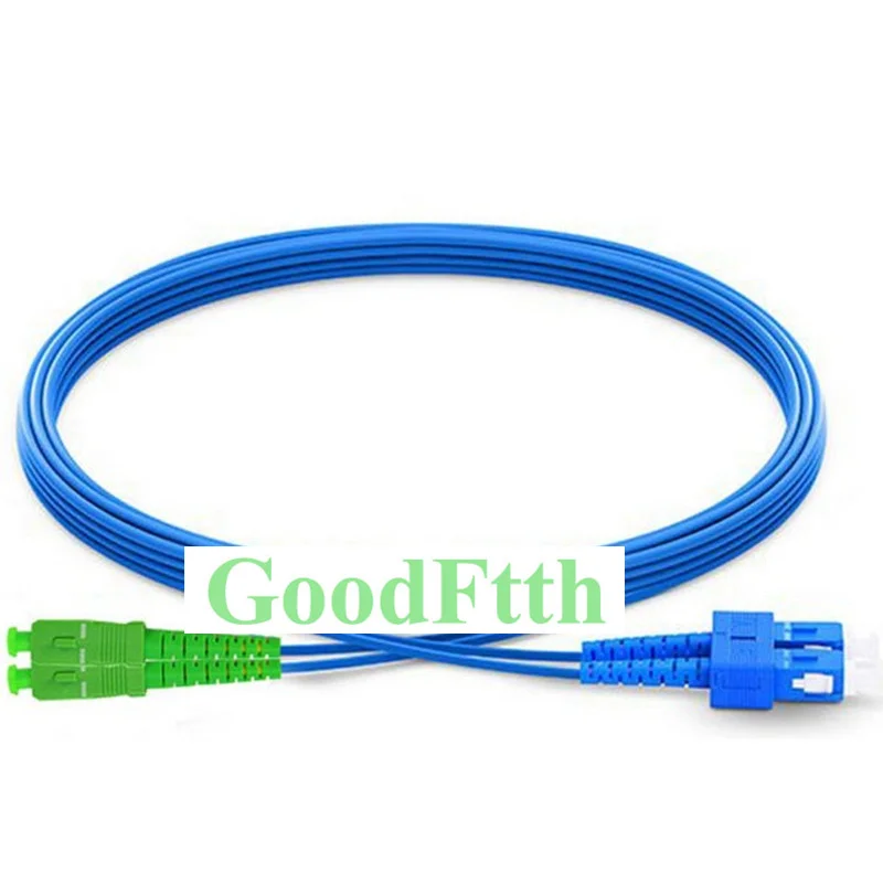 

Armoured armored Patch Cord SC-SC/APC SM Duplex Zipcord Zip Cord GoodFtth 1-15m