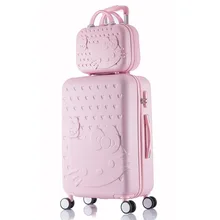 Из АБС-пластика для мамы и ребенка/леди тележка чехол 20-26 дюймов костюм чехол с колеса тележки чехол костюм чехол милый женский костюм чехол