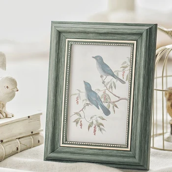 

Retro European Photo Frames Rectangular Wall Mount Photo Frames Picture Frame Antique - Mount/Desktop Display, Frames