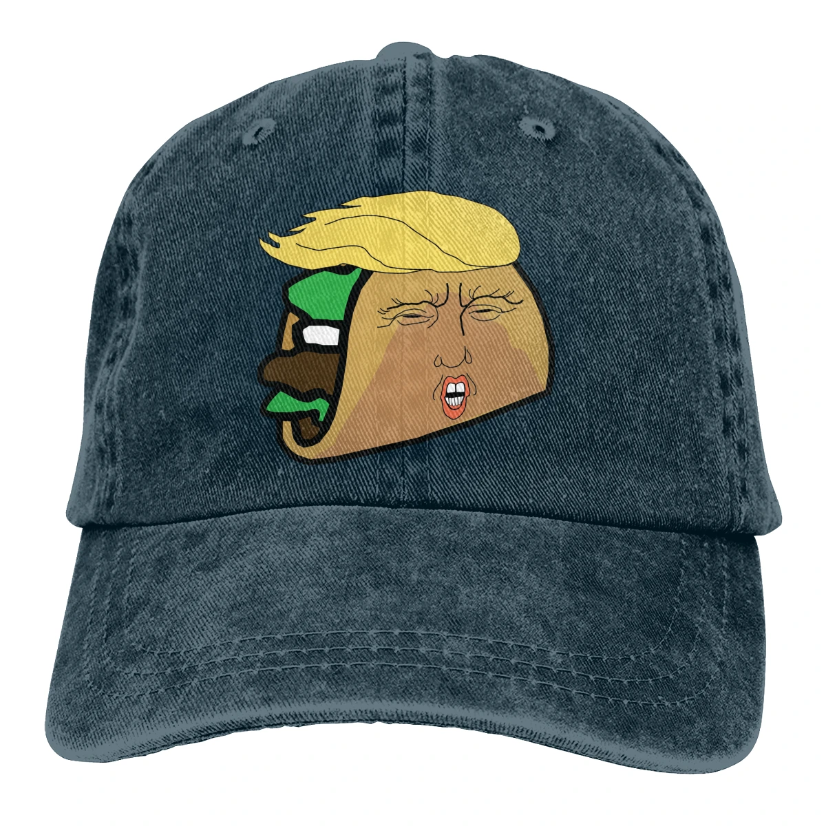 Trump Taco Casquette, Черная мужская и женская джинсовая бейсболка, регулируемая бейсболка для гольфа