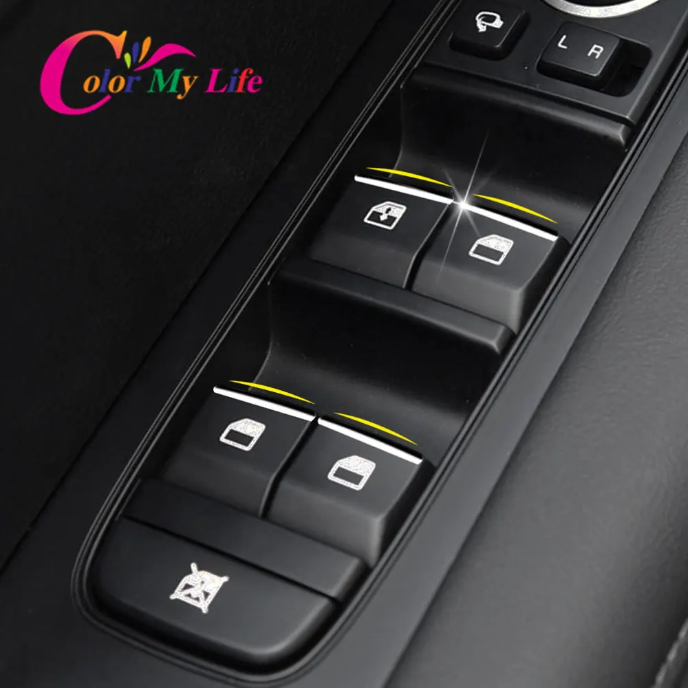 Автомобильные аксессуары Color My Life для KIA Sportage R RIO K2 K3 K5 Forte кнопки стеклоподъемника