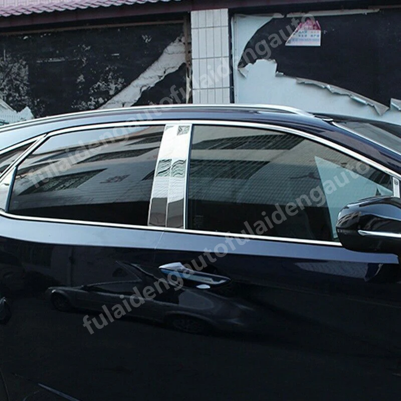 12 шт. для Lexus RX350 RX450H- из нержавеющей стали хромированные боковые дверные оконные стойки крышка обшивки автомобильные аксессуары