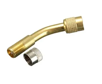 

Brass Air Tire Angled Valve Stem Extension Adapter Car Bike Motorbike Scooter 45/90/135 Degree B88