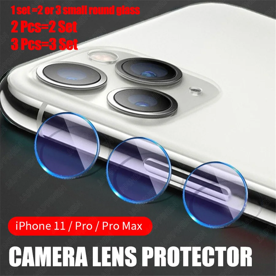 

2Set/lot Back Camera Lens Screen Protector Full Cover Tempered Glass Film Back Film For iPhone 11 Pro Max