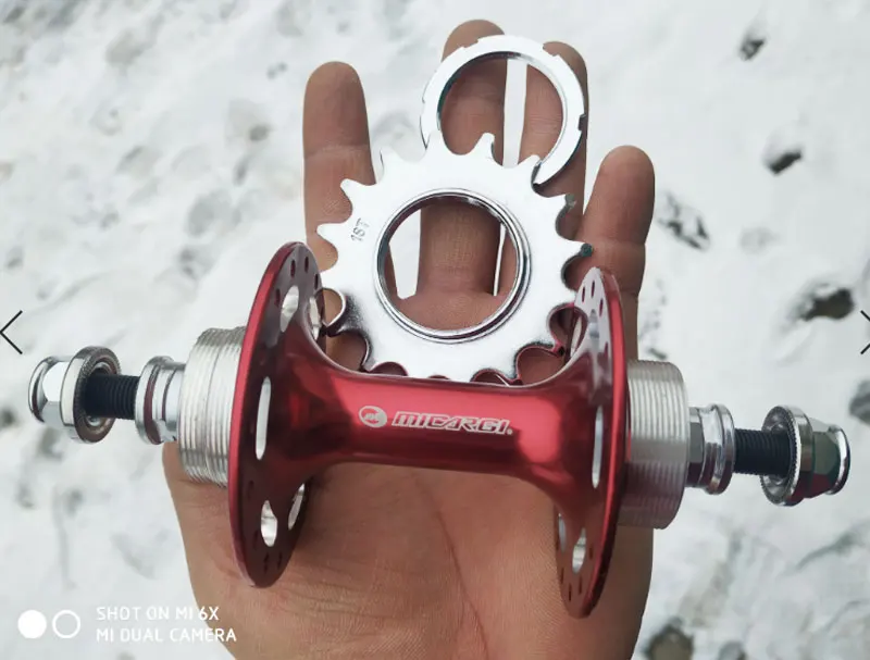 TAOZIK 16 T Ultralight CNC Aluminum Fixed Gear Bmx hub Sealed