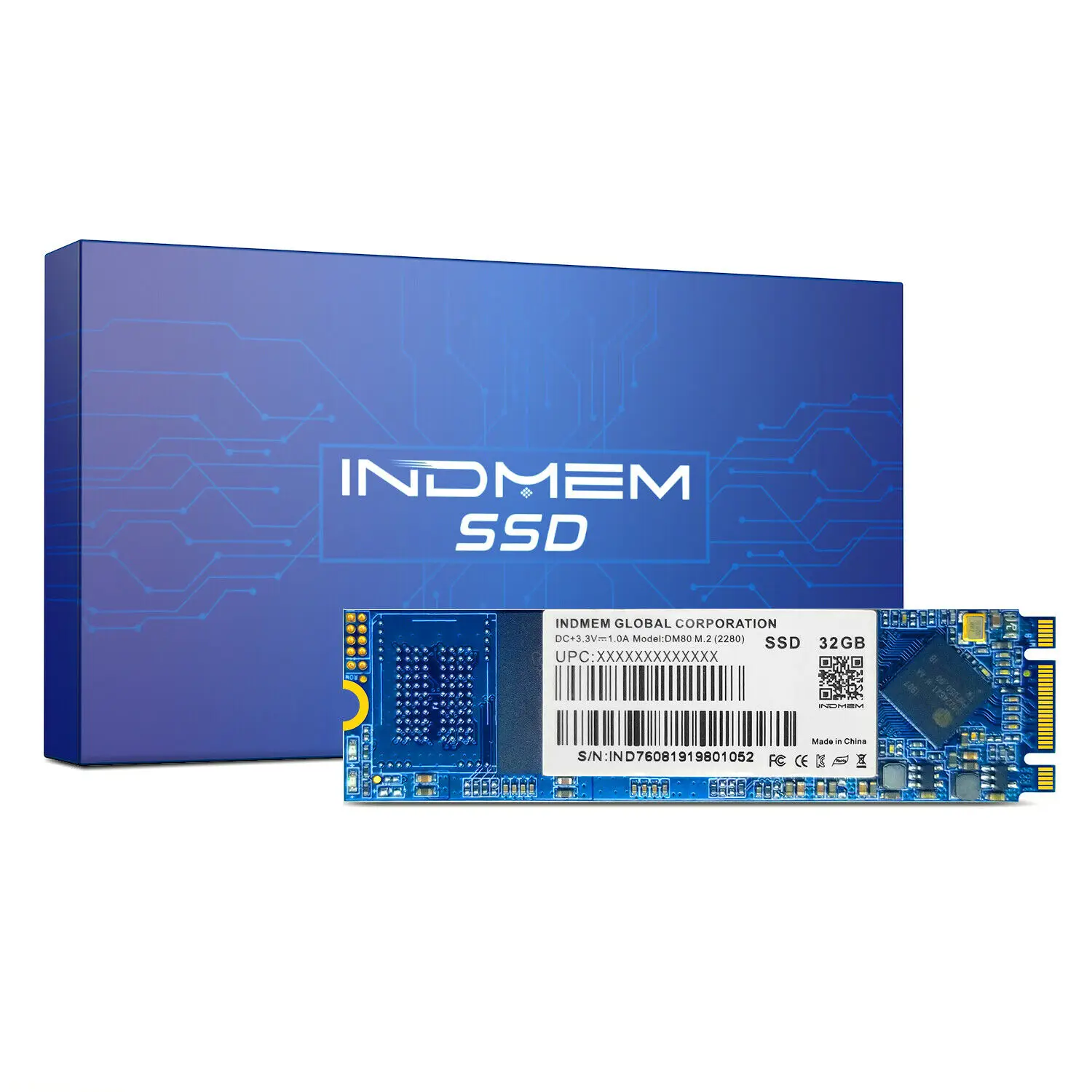 INDMEM MLC SSD M2 2280 M.2 512 ГБ 256 128 Гб 64 твердотельный накопитель Sata HD внутренний жесткий