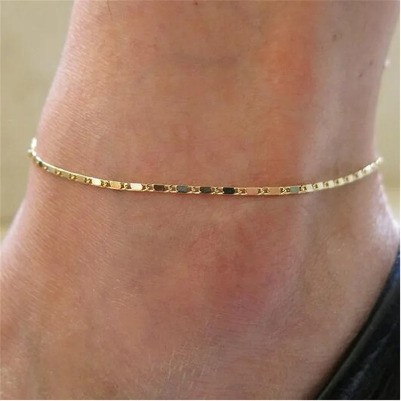 New Ornament Fashion Street Style Simple Thin Chain Anklet New Ornament Fashion Street Style Simple Thin Chain Anklet
