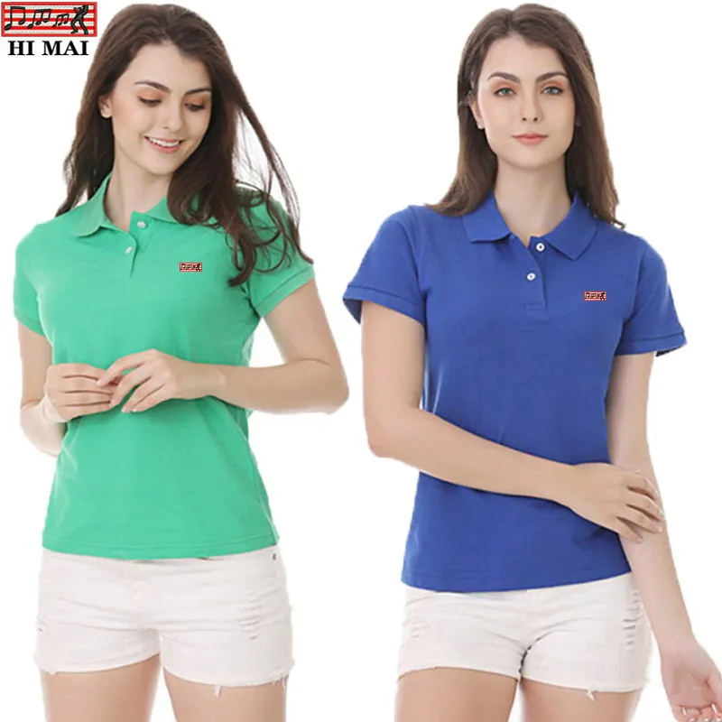 women's plus size cotton polo shirts