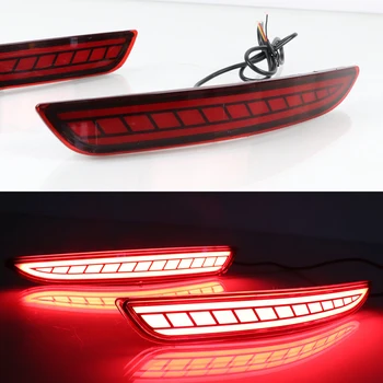 

1 Pair Car Rear Fog Lamp LED Rear Bumper Brake Light Dynamic Turn Signal Light Reflector For Mazda 3 Mazda3 Axela 2019 2020