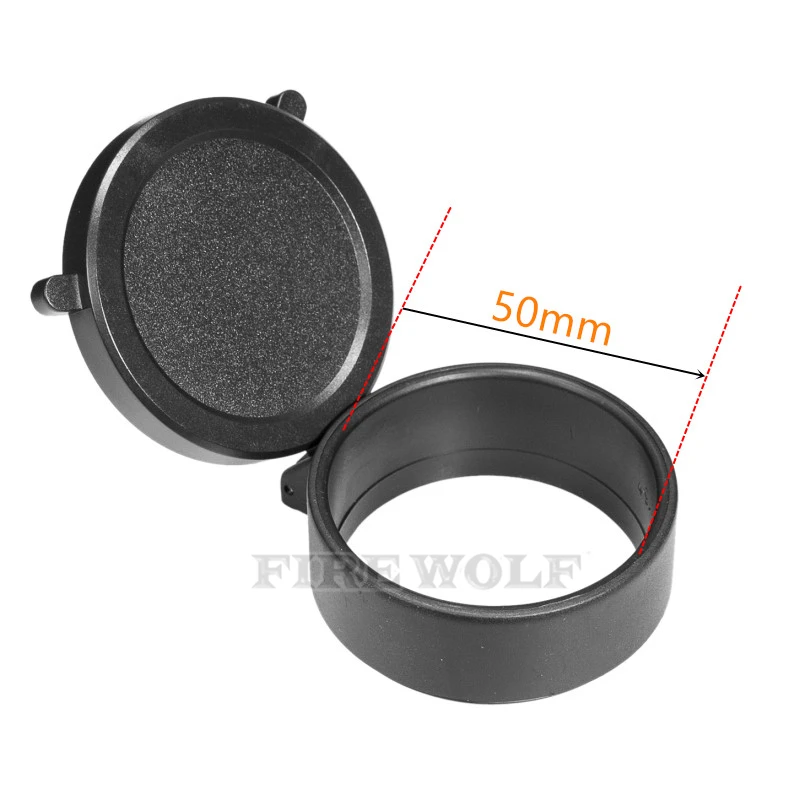 Enhanced Rifle Scope Protective Lens Cover - Quick Flip Spring-Loaded Cap