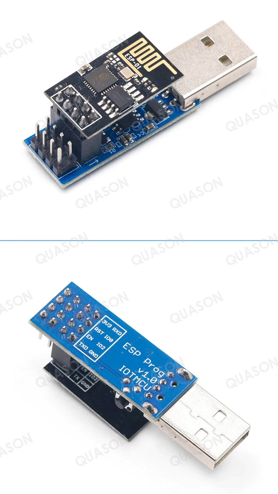 H763d9cafb3d1442ebd7a0386821d5669A ESP8266 ESP-01/ESP-01S Adapter modułu WIFI Pobierz zestaw debugowania Link CH340C dla Arduino IDE USB do ESP8266 ESP-01s Zestaw do samodzielnego montażu