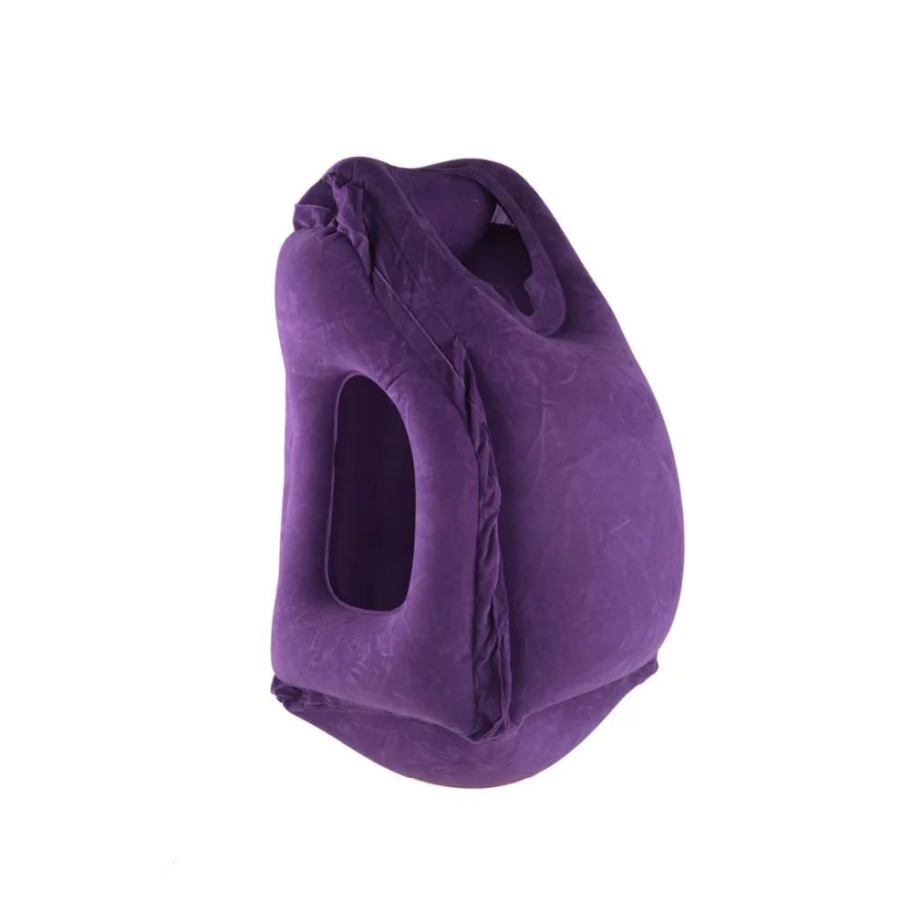Multifunctional car airplane inflatable travel pillow pillows portable inflatable body sleeping air pillow for travel home use 4