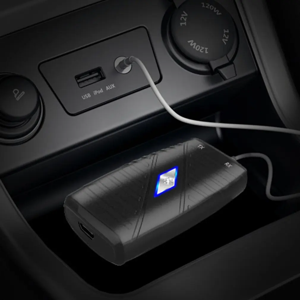 2-в-1 Беспроводной адаптер Bluetooth приемник и передатчик низкое потребление 3,5 мм Интерфейс для источника аудио дома Системы