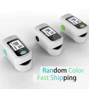 

Pulse Oximeter Digital Finger Oximeter SPO2 Heart Rate Monitor Meter Digital Finger Oxymeter Blood Pressure Monitor Random Color