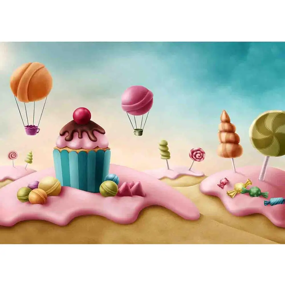 

SHENGYONGBAO Vinyl Custom Photography Backdrops Prop Happy Birthday and Children Theme Photo Studio Background NANY-25