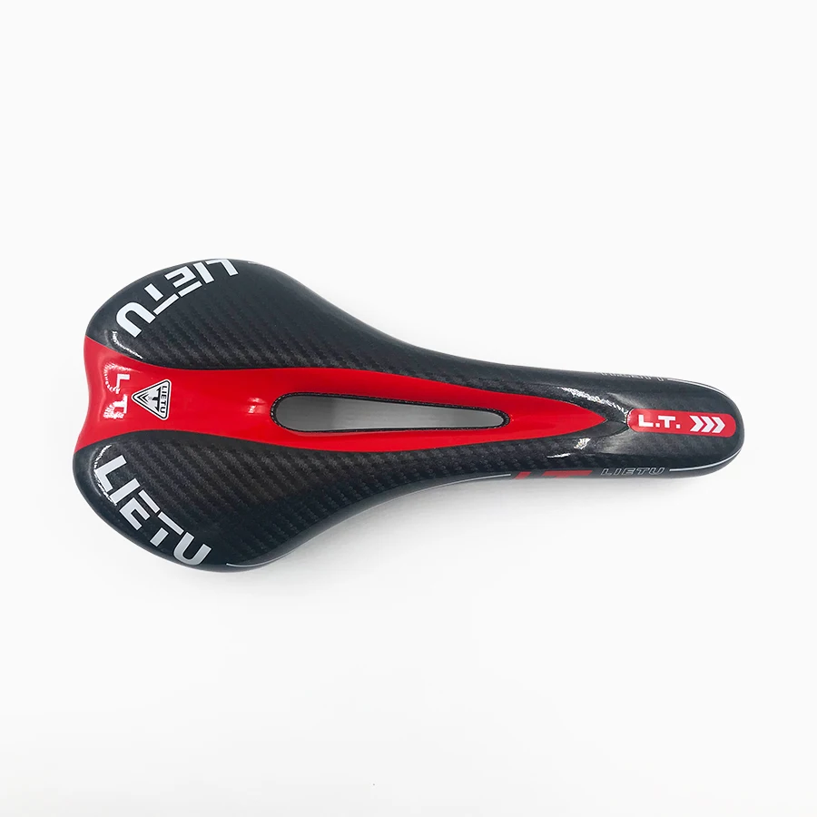 Дышащее велосипедное седло LIETU MTB Триатлон горная дорога кожа стальной рельс