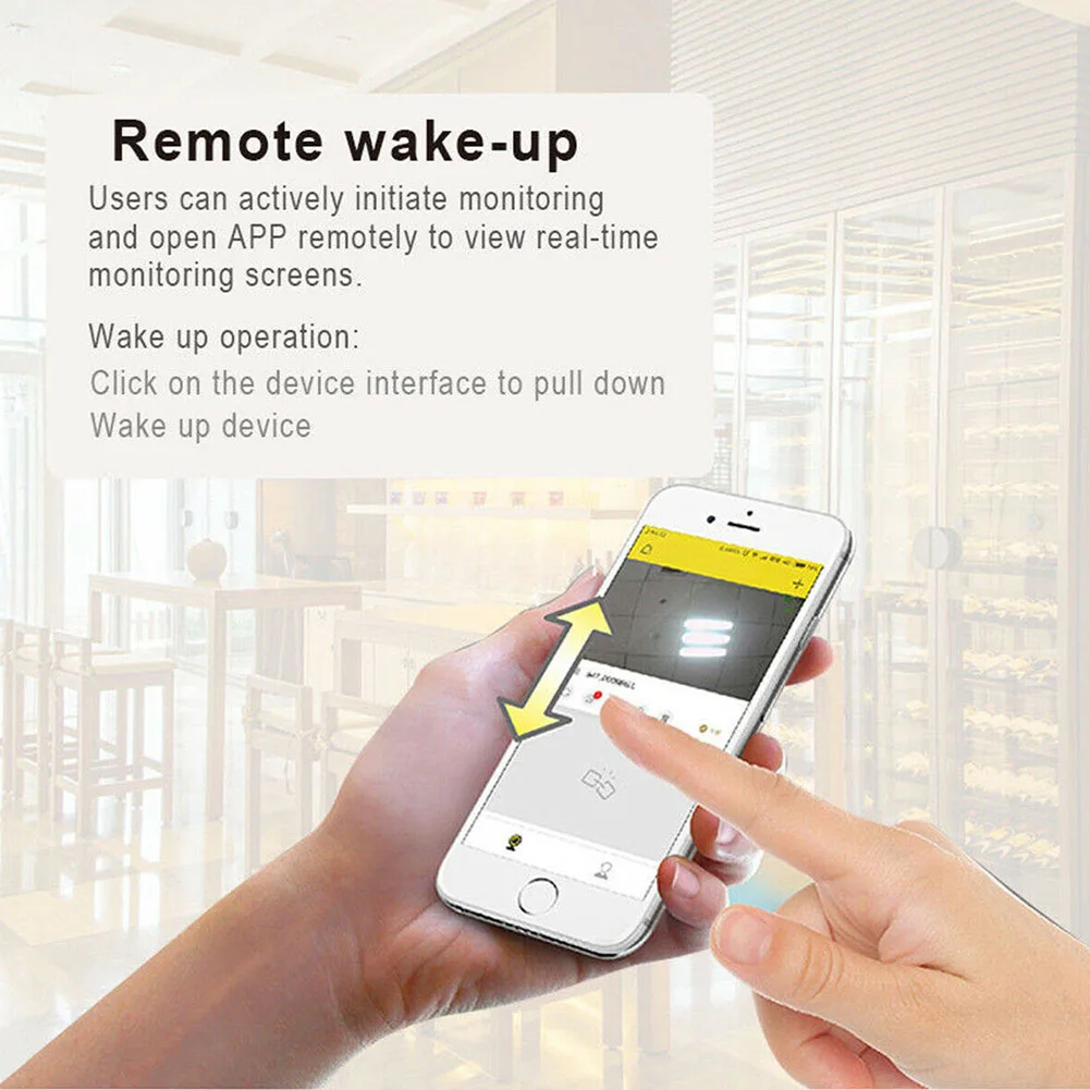 

1080P Surveillance Camera Indoor Easy Install WIFI Home Monitor Record Video HD Night Vision Wireless Solar Powered Low Power
