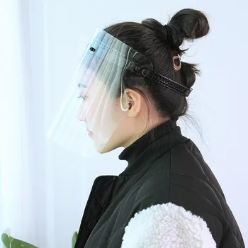 

Anti Pollution Removable Protective Cap Reusable Masks Anti-fog Hat Anti-ultraviolet Isolation Mask Anti-fog Sun Hat