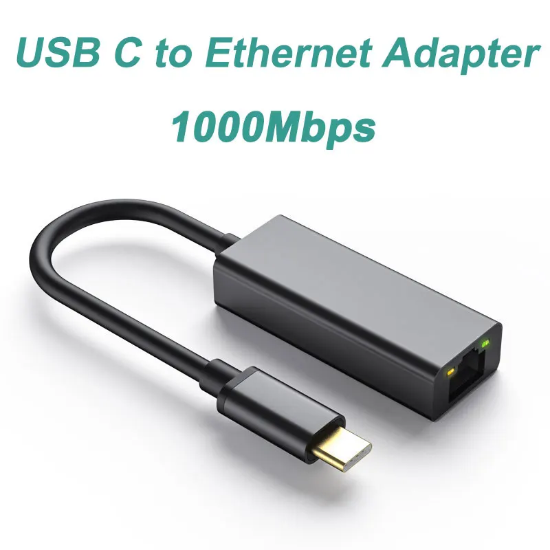 USB C Ethernet к RJ45 Lan адаптер для MacBook Pro поверхностного типа сетевая карта