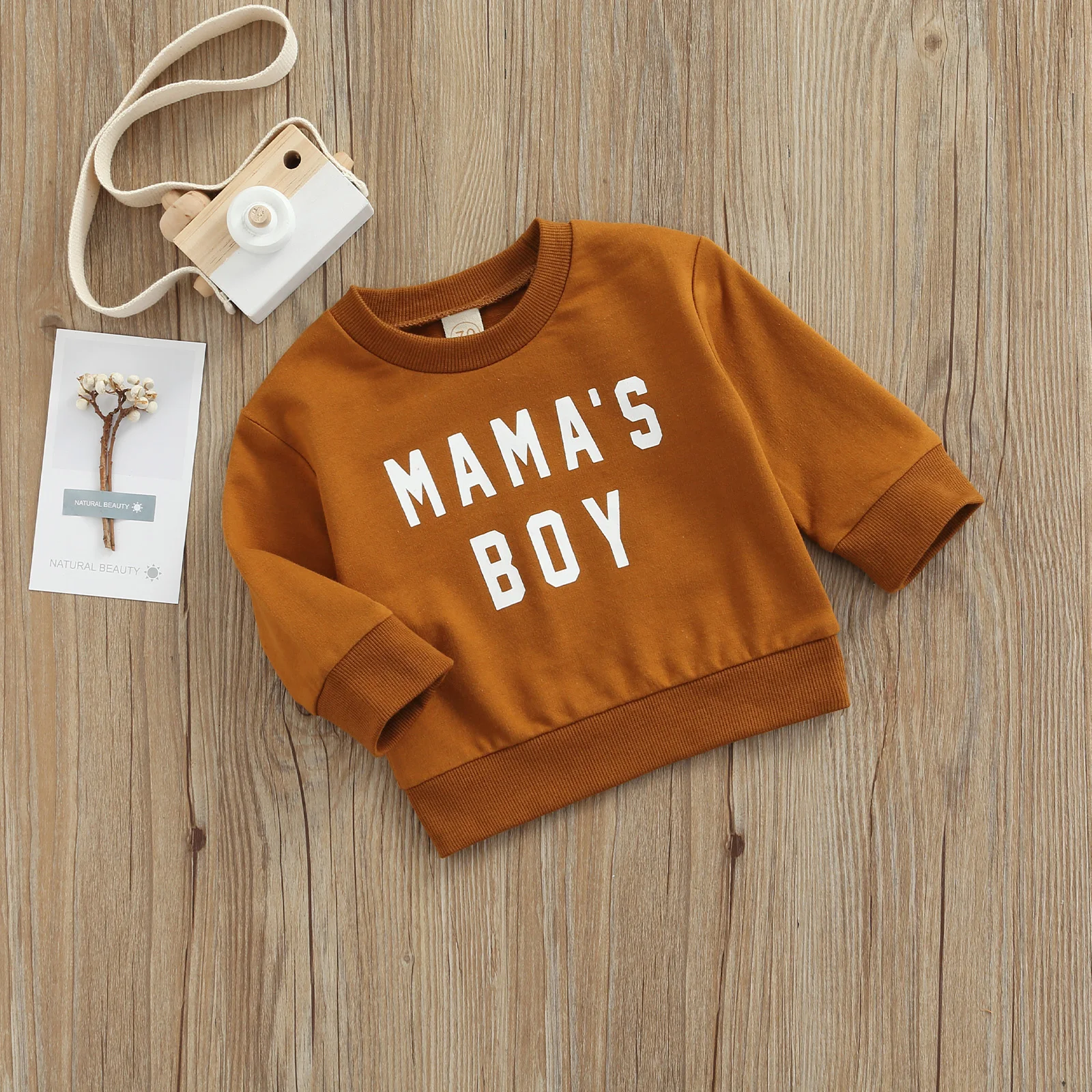 Ma&Baby 3M-3Years Newborn Infant Baby Boys Sweatshirt Long Sleeve Letter Tops Casual Autumn Spring Costumes D11