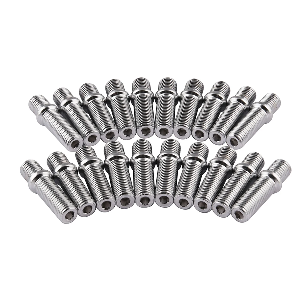 20x M12*1.5 To M12*1.5 50MM Long Wheel Stud  For German Cars