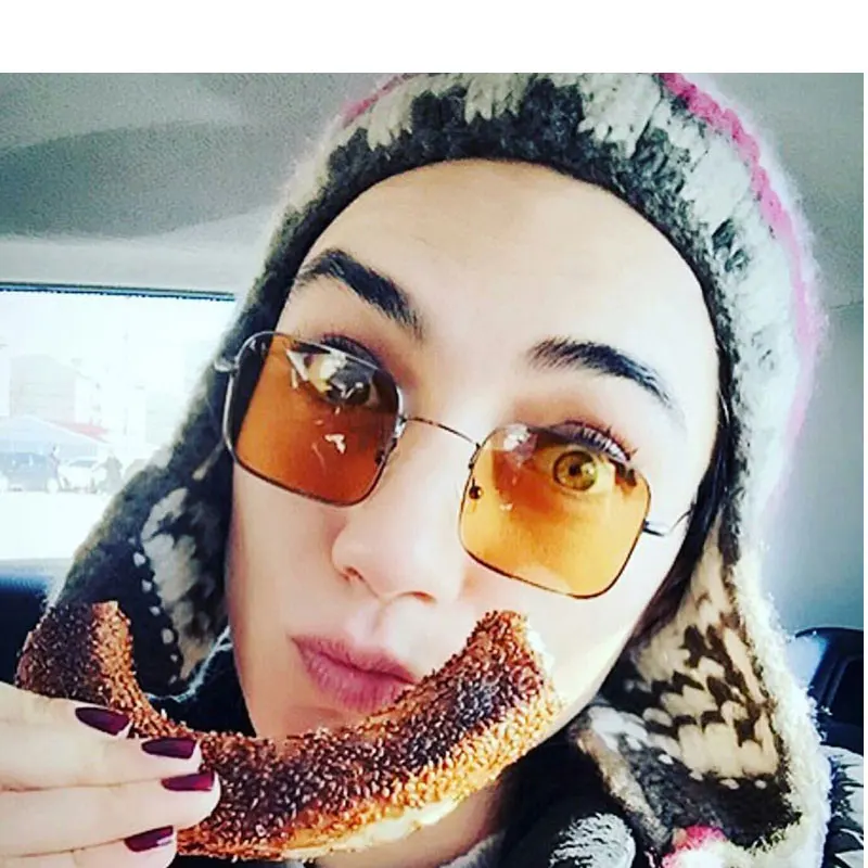 Очки солнцезащитные женские в винтажном стиле маленькие квадратные зеркальные