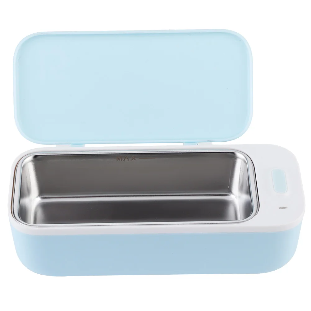 Máquina de limpieza por ultrasonidos MK-183, 46kHz, 450ml, para limpiar anteojos, relojes, 90s, configuración automática de tiempo, esterilización de gérmenes