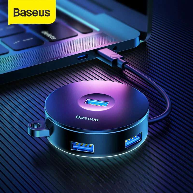 Baseus usb хаб USB 3 0 C HUB для MacBook Pro Surface Type 2 адаптер с Micro компьютера сплиттер|USB-хабы| |