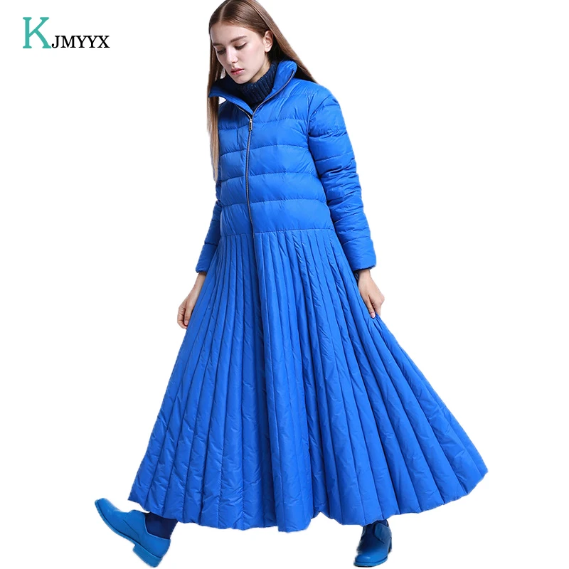 Женская длинная куртка-пуховик KJMYYX зимняя утепленная размера плюс 7XL 2019 | одежда