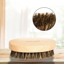 Натуральный кабан щетка из голландсокого дерева для бамбукового массажа лица расческа бороды и усы Прямая