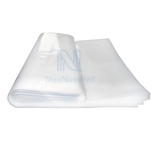 Sűrűsítse 0,08 Mm 1M Szélesség Pe Műanyag Esőálló Talajtakaró Üvegházhatású Fóliát Zamatos Növények Fedik Át Az Átlátszó Termikus Membránt - Image 2