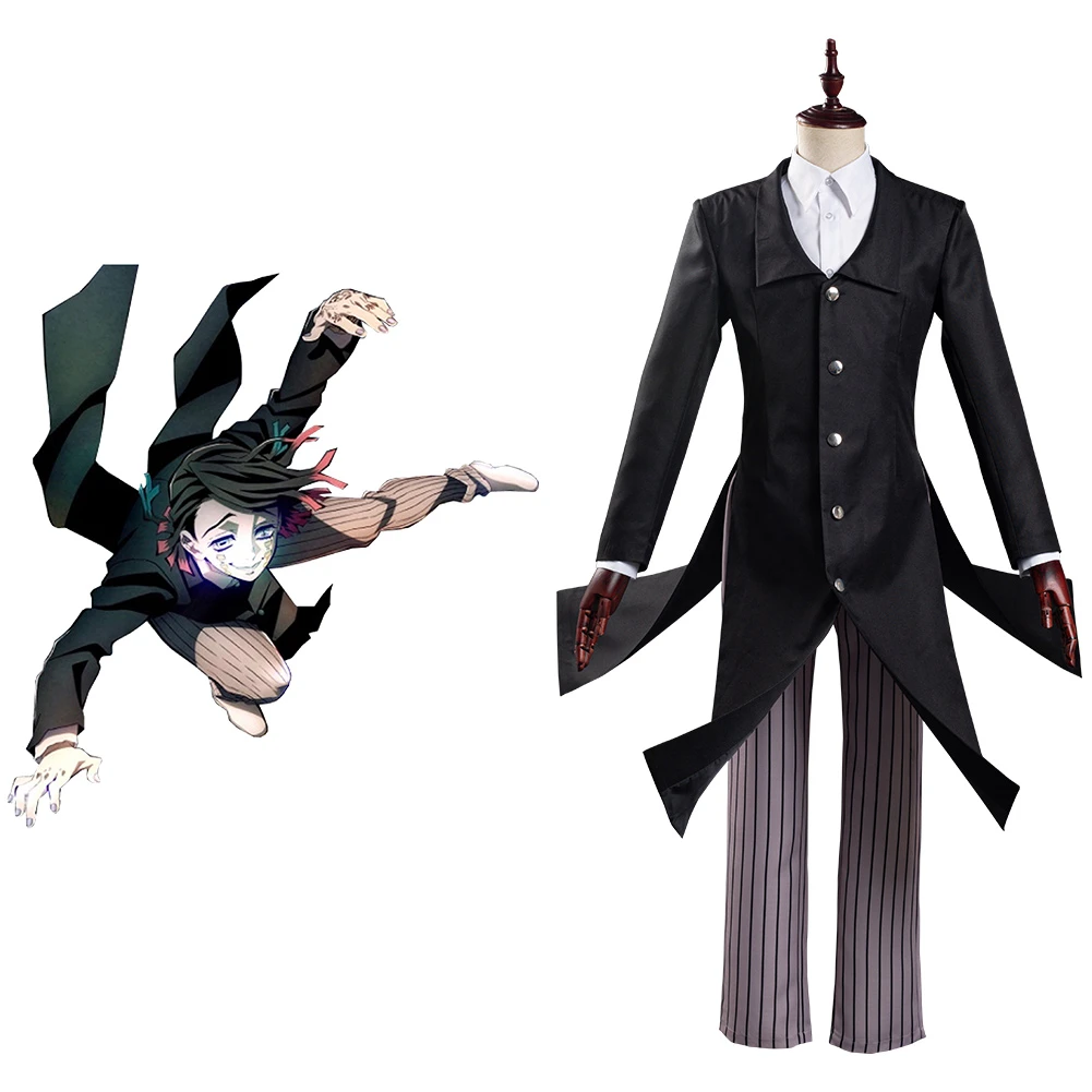 Movie Mugen Ressha Hen Demon Slayer Cosplay Kimetsu No Yaiba Infinity Train Enmu Cosplay Costumes Outfit Halloween Carnival Suit Anime Costumes Aliexpress