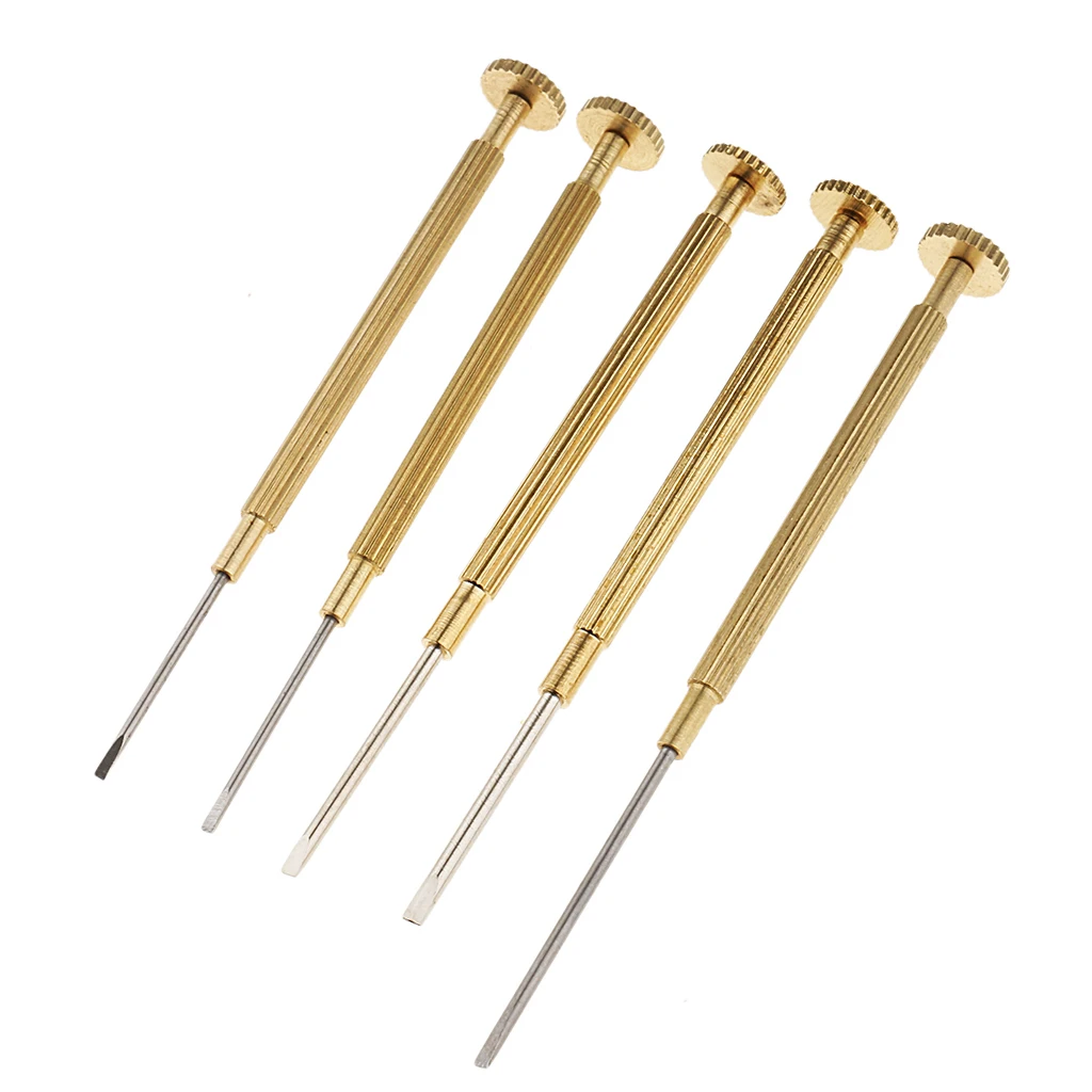 5pcs Jewelers Micro Screwdriver Set Precision Watch Jewelry Glasses Repairs